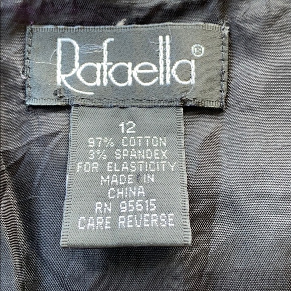 Rafaella Purple Floral Patterned Skirt, Size 12 - Picture 5 of 5